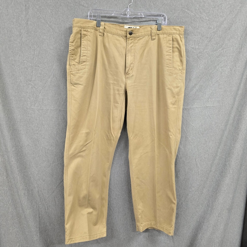 Mountain Khakis Mens 40x30 Jackson Hole Wyoming Tan Cotton Chino Pants Khaki